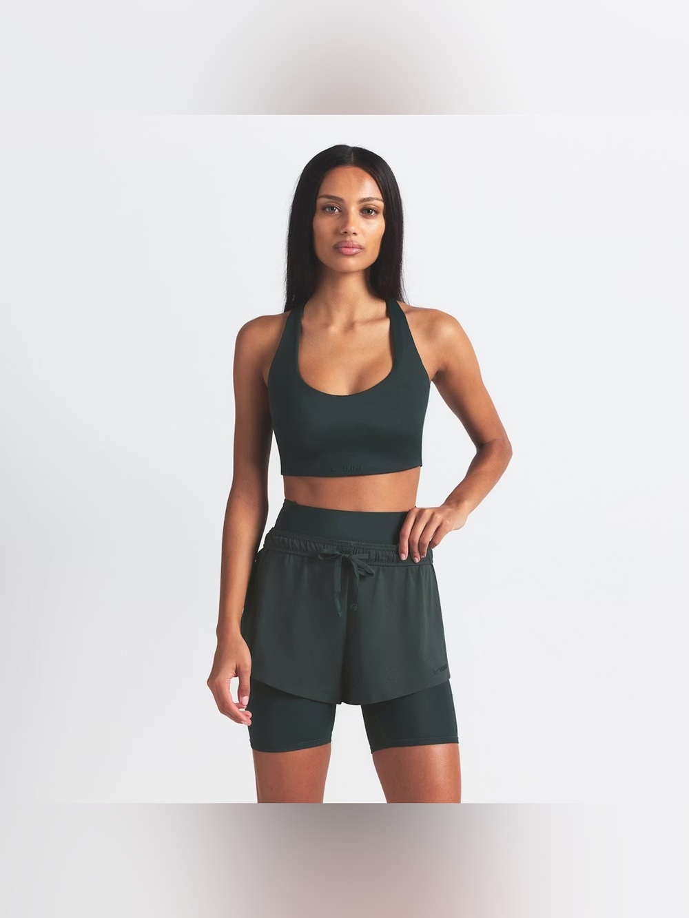 NikeSKIMS AIRY MINI SHORTS - NWT - DARK TEAL - XXS